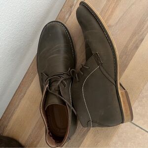 Harrison Myles - Men's Brown Leather Chukka Boots